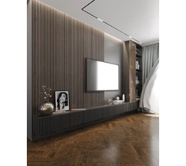 Декоративная реечная панель из полистирола Decor-Dizayn 904-66SH Золотой орех - фото 55467mini