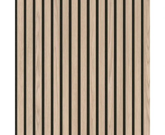 Реечная панель акустическая Stella Comfort Light Дуб Снежный 2780х600 - фото 196832