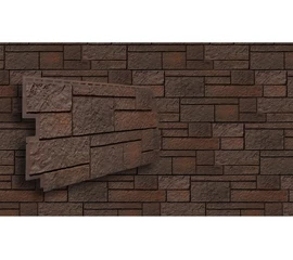 Фасадная панель Vox Solid Sandstone Dark Brown - фото 20877mini
