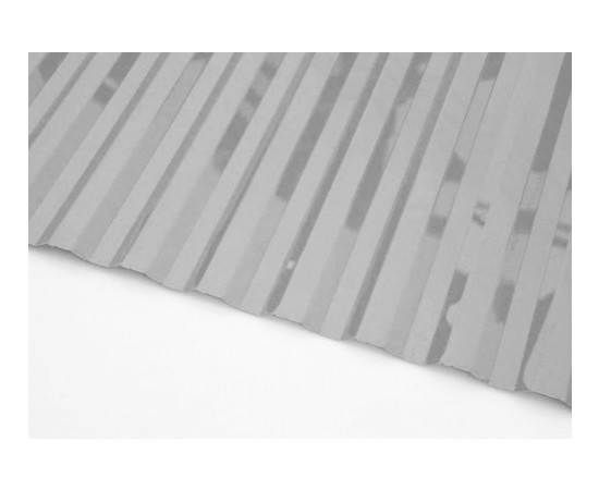 Профилированный поликарбонат 0,8 мм, волна 70/14мм, серый - фото 5311