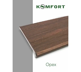 Подоконник ПВХ Danke Komfort Орех 350 мм