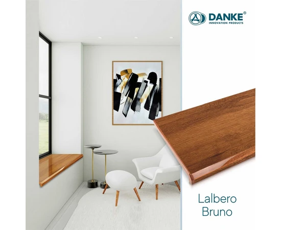 Подоконник ПВХ Danke Premium Lalbero Bruno 400 мм - фото 5933