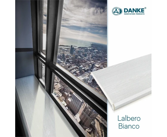 Подоконник ПВХ Danke Premium Lalbero Bianco 250 мм - фото 6002