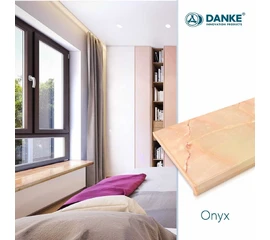 Подоконник ПВХ Danke Premium Onyx 150 мм