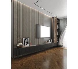 Декоративная реечная панель из полистирола Decor-Dizayn 904-65SH Горная лиственница - фото 55548mini