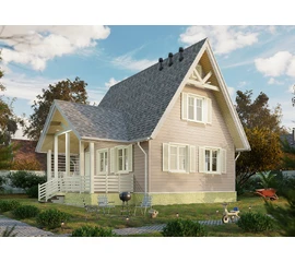 Сайдинг Docke Premium D6S Брус Сливки - фото 134787mini