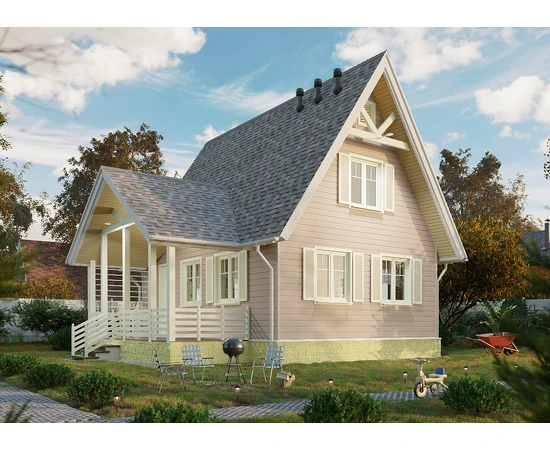 Сайдинг Docke Premium D6S Брус Сливки - фото 134787