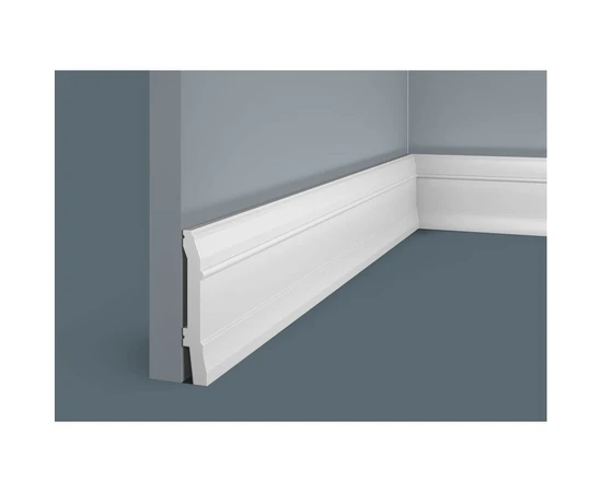 Плинтус напольный Экополимер Cosca Decor PX020 под покраску - фото 19961