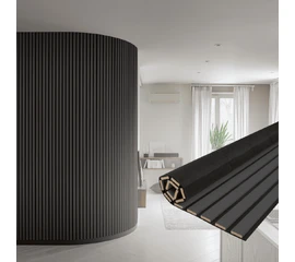 Реечная панель акустическая Stella Comfort De Luxe Black Lead 2780х600