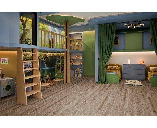 Кварц-виниловая LVT плитка DAMY FLOOR FAMILY 001-2-LVT Дуб Селект - фото 199983