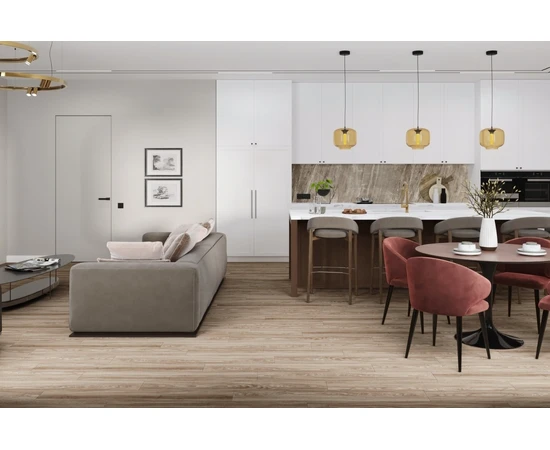 Кварц-виниловая LVT плитка DAMY FLOOR FAMILY 001-2-LVT Дуб Селект - фото 200003