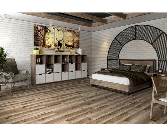 Кварц-виниловая LVT плитка DAMY FLOOR FAMILY JC8271-7-LVT Дуб Изысканный - фото 200075