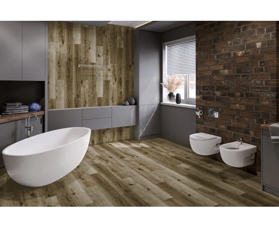 Кварц-виниловая LVT плитка DAMY FLOOR FAMILY T7020-4-LVT Дуб Провинциальный - фото 200179