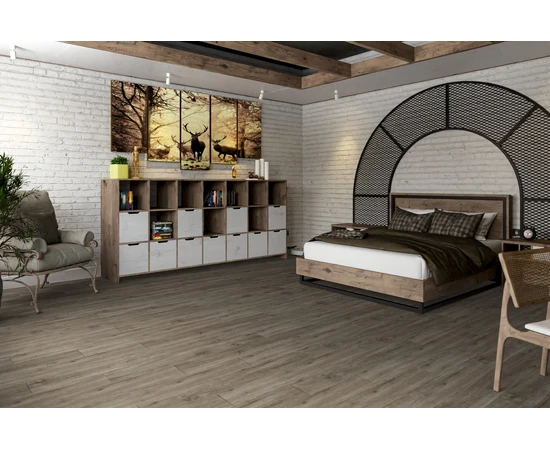 Кварц-виниловая LVT плитка DAMY FLOOR FAMILY TCM298-26-LVT Дуб Горный - фото 200267