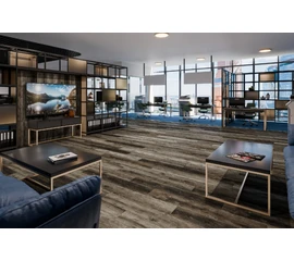 Кварц-виниловая LVT плитка DAMY FLOOR FAMILY TCM369-7-LVT Дуб Рустикальный Черный - фото 200327mini