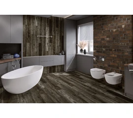 Кварц-виниловая LVT плитка DAMY FLOOR FAMILY TCM369-7-LVT Дуб Рустикальный Черный - фото 200303mini