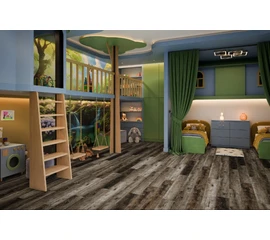 Кварц-виниловая LVT плитка DAMY FLOOR FAMILY TCM369-7-LVT Дуб Рустикальный Черный - фото 200311mini