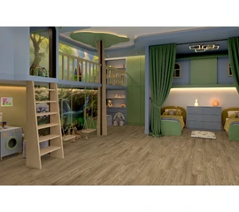 Кварц-виниловая LVT плитка DAMY FLOOR FAMILY 0036-2-LVT Орех Европейский - фото 200363mini