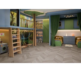 Кварц-виниловая LVT плитка DAMY FLOOR CHEVRON LVT DF02-Ch-LVT Пале-Рояль - фото 200471mini