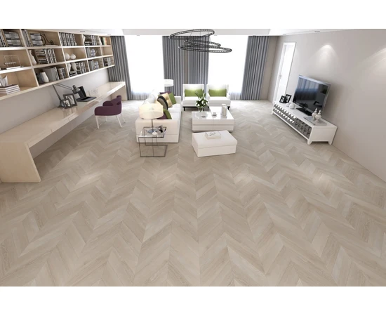 Кварц-виниловая LVT плитка DAMY FLOOR CHEVRON LVT DF02-Ch-LVT Пале-Рояль - фото 200475