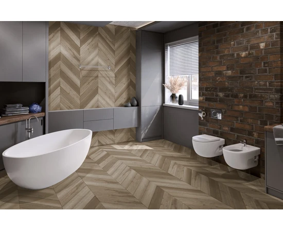 Кварц-виниловая LVT плитка DAMY FLOOR CHEVRON LVT DF05-Ch-LVT Сен-Жермен - фото 200603