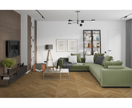 Кварц-виниловая LVT плитка DAMY FLOOR CHEVRON LVT DF09-Ch-LVT Монсоро - фото 200775