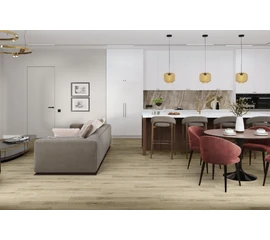 Кварцевый SPC ламинат DAMY FLOOR FAMILY SL3739-3 Дуб Белый - фото 201403mini