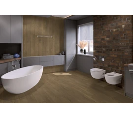 Кварцевый SPC ламинат DAMY FLOOR FAMILY 0030-6 Дуб Мокко - фото 201647mini