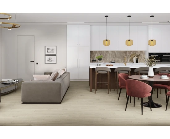 Кварцевый SPC ламинат DAMY FLOOR FAMILY TCM285-15 Дуб Светлый - фото 201679