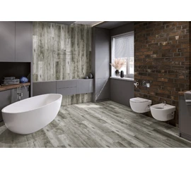 Кварцевый SPC ламинат DAMY FLOOR FAMILY TCM369-28 Дуб Рустикальный Cерый - фото 201847mini