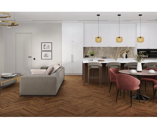 Кварцевый SPC ламинат DAMY FLOOR LONDON 0036-1 Дерби - фото 202027