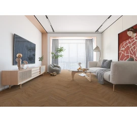 Кварцевый SPC ламинат DAMY FLOOR CHEVRON DF08-Ch Блуа - фото 202747mini