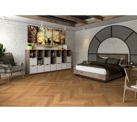 Кварцевый SPC ламинат DAMY FLOOR CHEVRON DF09-Ch Монсоро - фото 202783mini