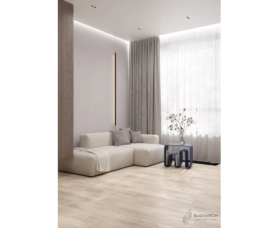 SPC ламинат FirstFloor Ледяной дуб скетч 1F043 - фото 205627