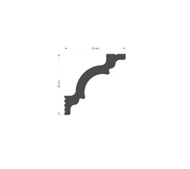 Карниз Decostar Polystyle SG-A35/35 - фото 212083mini