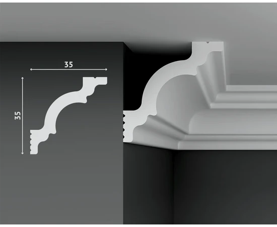 Карниз Decostar Polystyle SG-A35/35 - фото 212075