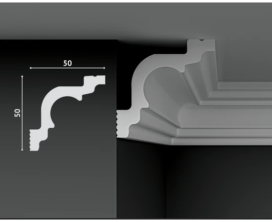 Карниз Decostar Polystyle SG-50/50 - фото 212099