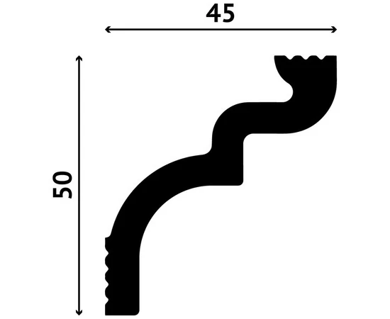Карниз Decostar Polystyle SG-50/45 - фото 212143