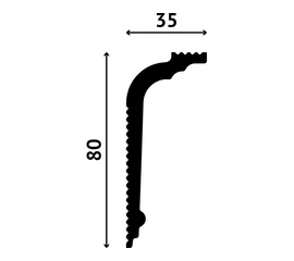 Карниз Decostar Polystyle SG-80/35 - фото 212191mini
