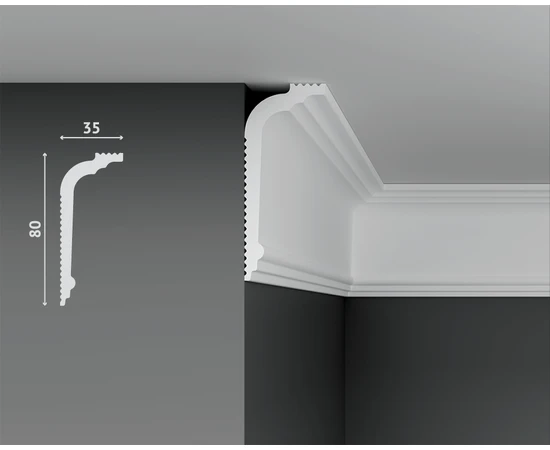Карниз Decostar Polystyle SG-80/35 - фото 212183