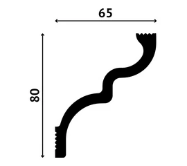 Карниз Decostar Polystyle SG-80/65 - фото 212203mini