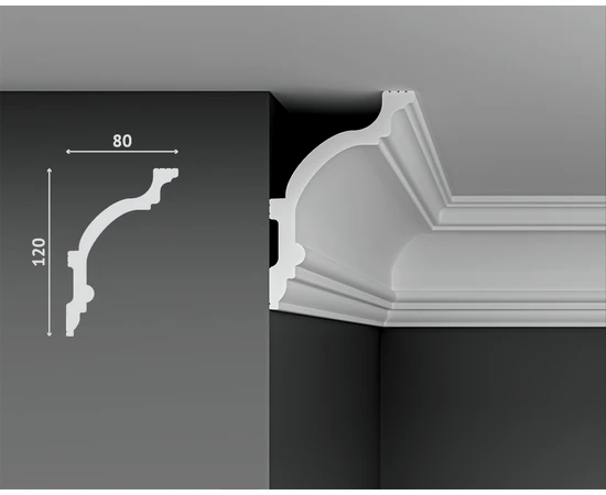 Карниз Decostar Polystyle SG-B120/80 - фото 212327