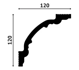 Карниз Decostar Polystyle SG-B120/120 - фото 212347mini
