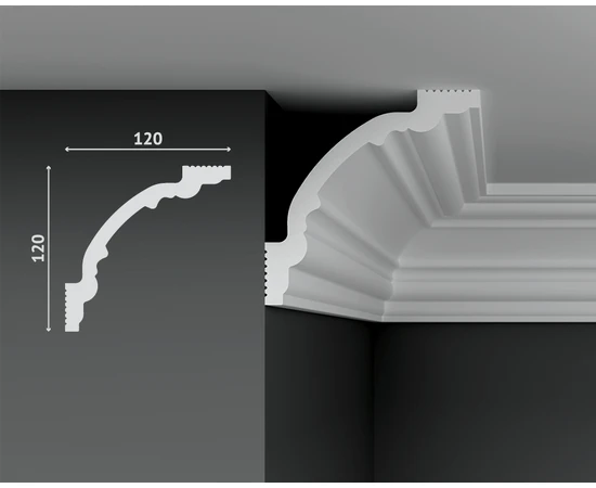Карниз Decostar Polystyle SG-B120/120 - фото 212339