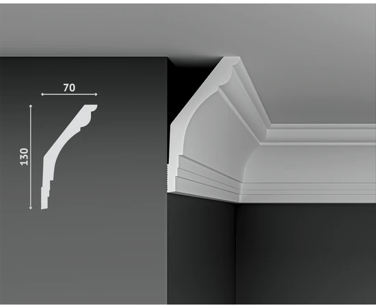 Карниз Decostar Polystyle SG-B130/70 - фото 212351
