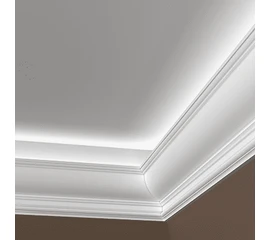 Карниз Европласт 1.50.209 жёсткий 117х152х2000 мм - фото 213047mini