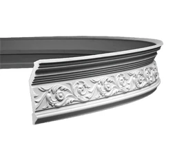 Карниз Европласт 1.50.128 гибкий 66х144х2000 мм - фото 214335mini