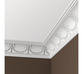 Карниз Европласт 1.50.120 жёсткий 112х142х2000 мм - фото 214787mini