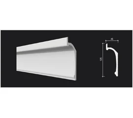 Карниз Decor-Dizayn DD518 45х125х2000 мм - фото 217423mini
