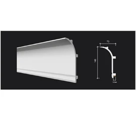 Карниз Decor-Dizayn DD520 70х140х2000 мм - фото 217623mini